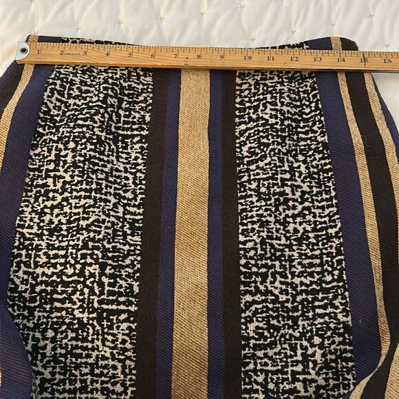 Doncaster Black and White / gold Pencil Skirt Knee-Length Work size 10 - Picture 6 of 9